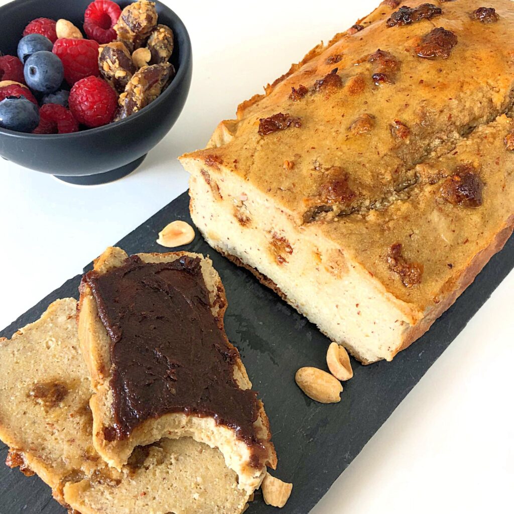 glutenfri bananbrød sundere glutenfri sukkerfri laktosefri peanutbutter