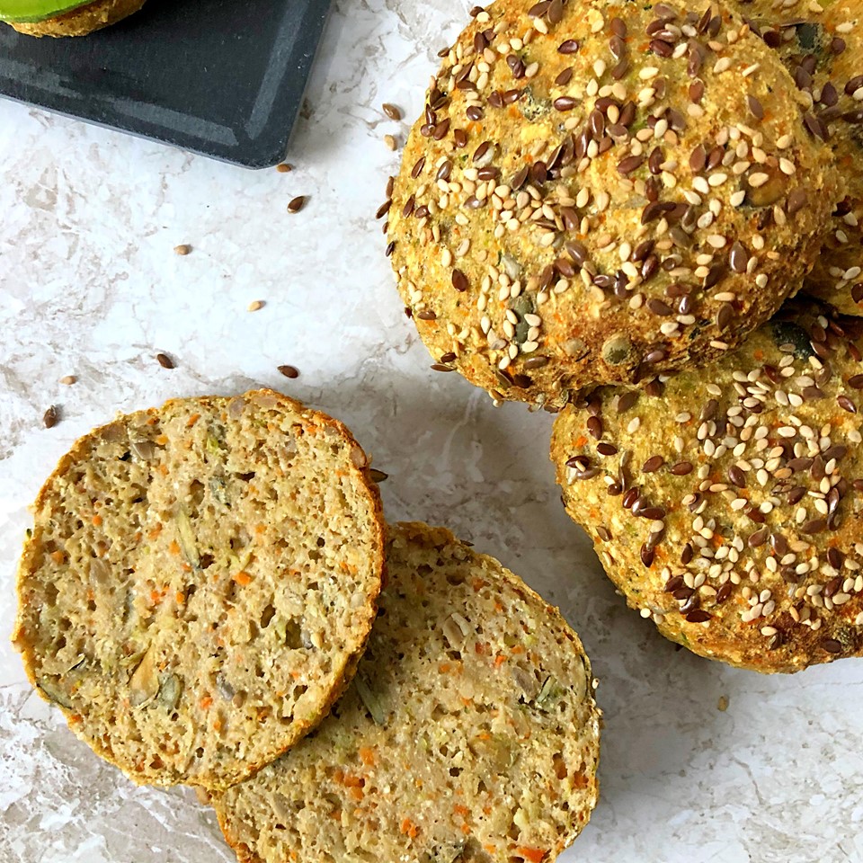 glutenfri grøntsagsboller