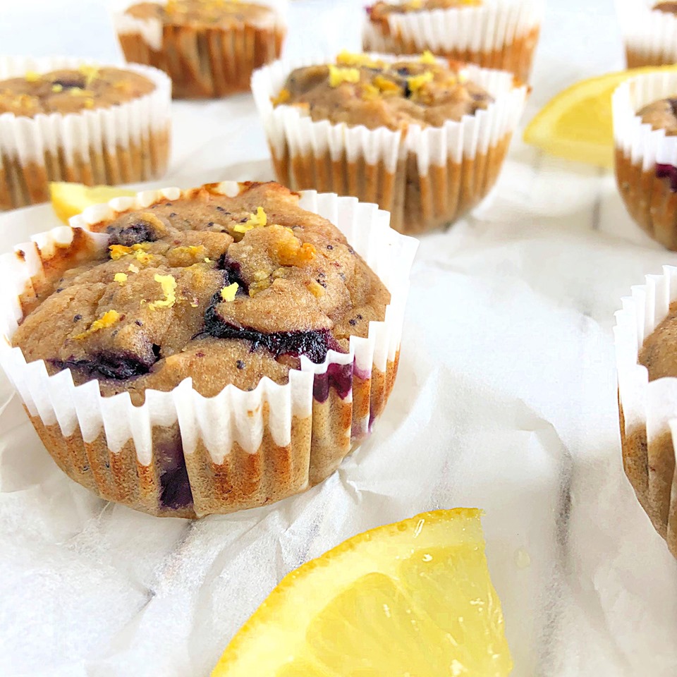 Lemon blueberry muffins