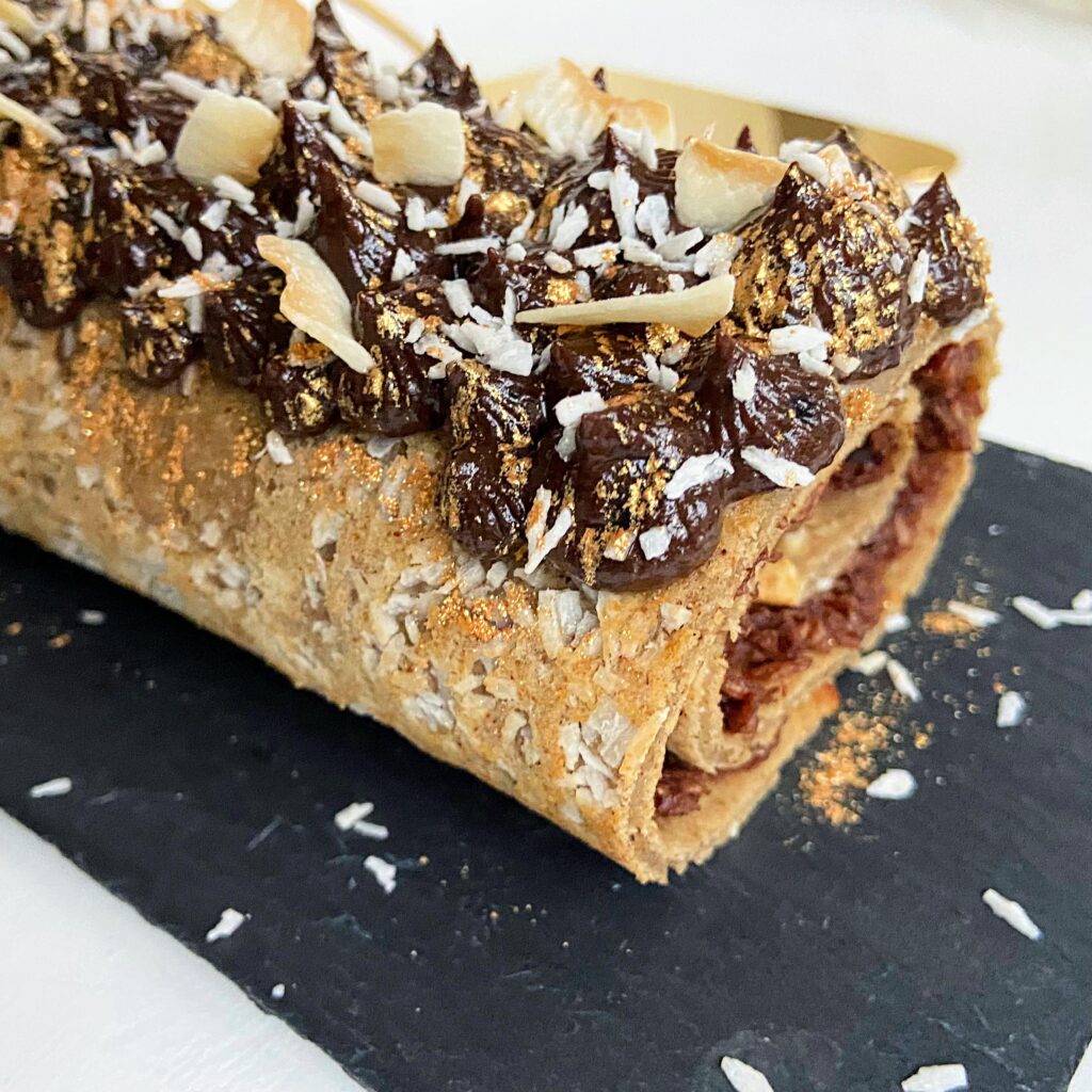 Glutenfri sukkerfri og vegansk roulade